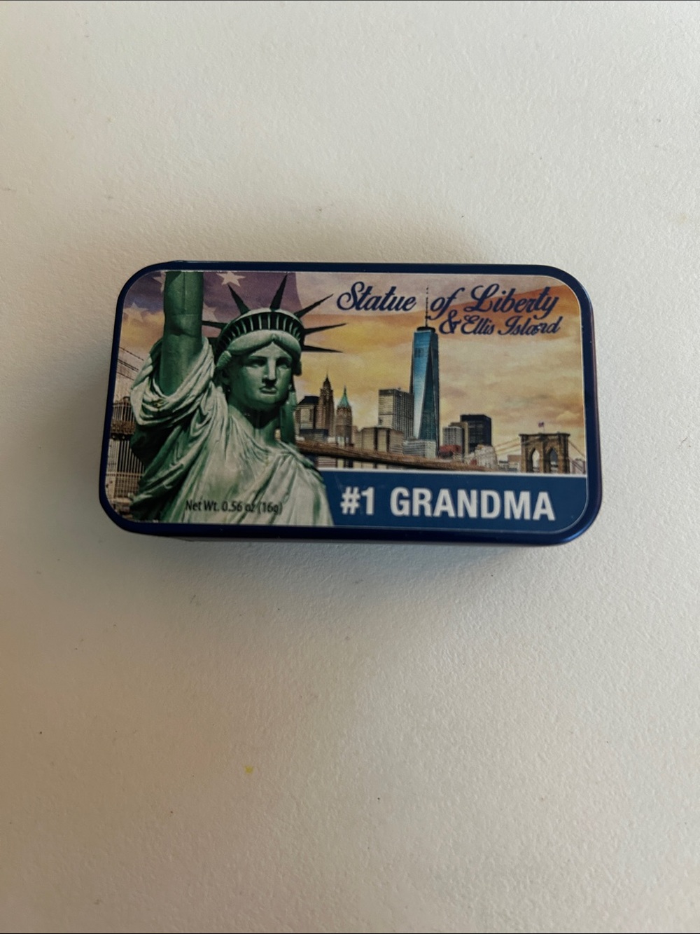 Statue of Liberty #1 Grandma Blue Mint Tin